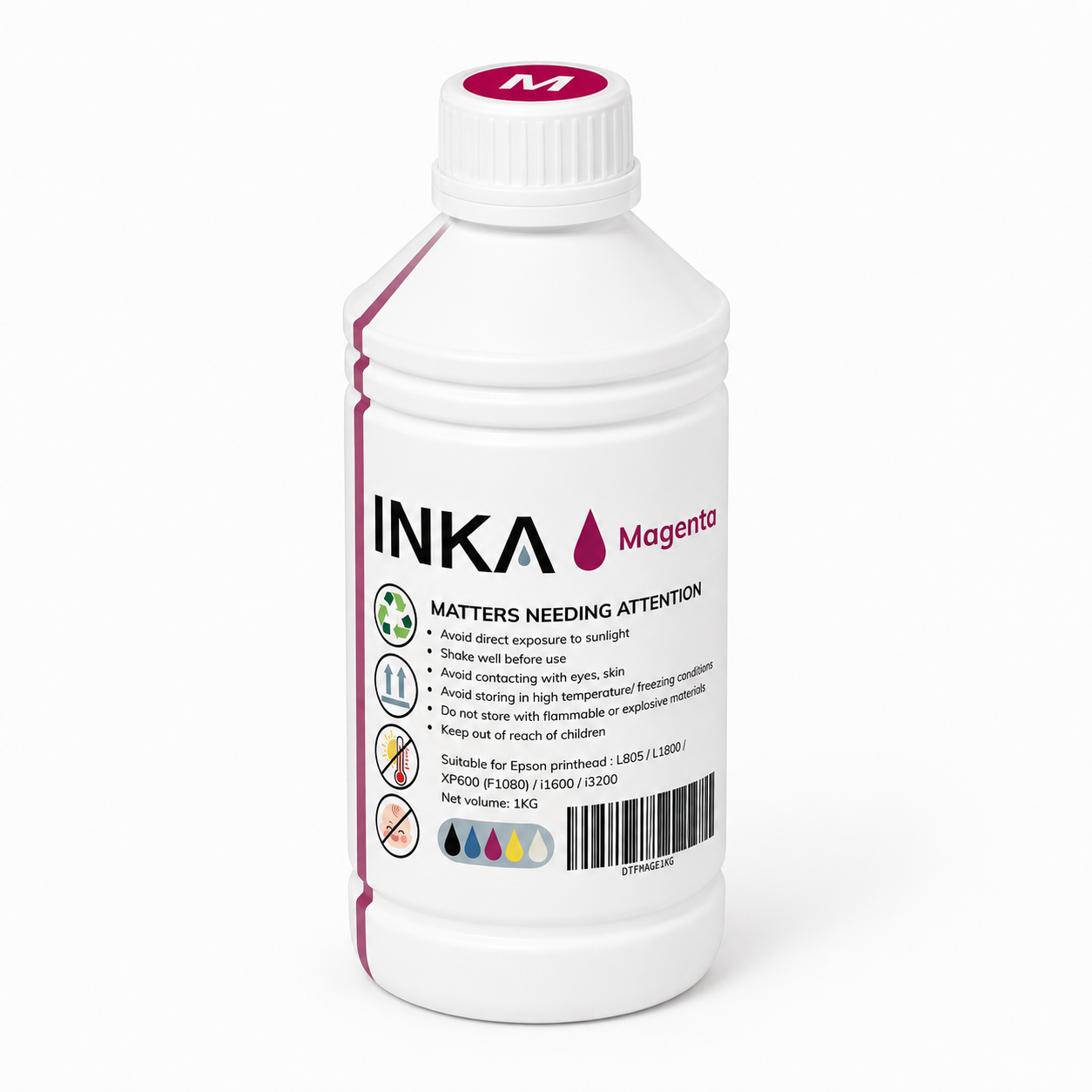 INKA Magenta DTF ink · 1 kg