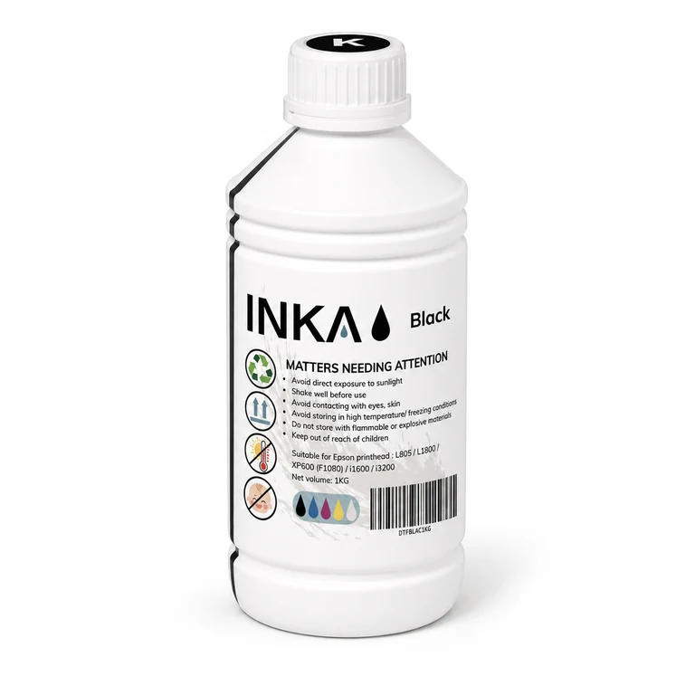 INKA 黑色 DTF 墨水 · 1 kg