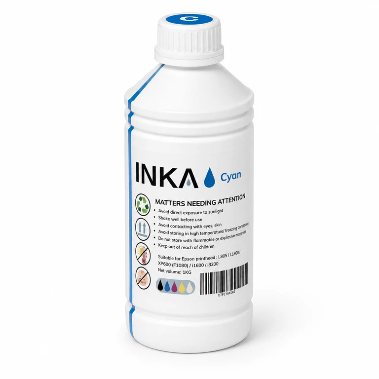 INKA 青色 DTF 墨水 · 1 kg